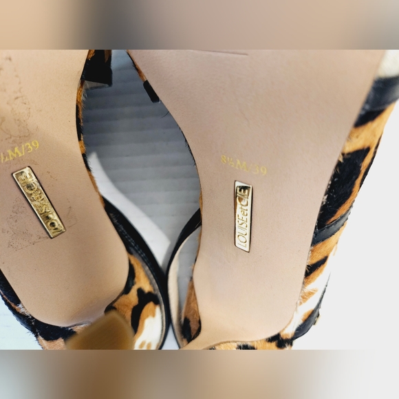 Louise et Cie Lo-Nabila3 Women's Cow hide/Leather Animal Print Heels - Picture 14 of 14